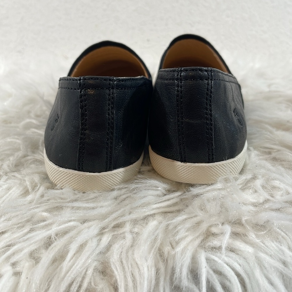 FRYE Women's Melanie Slip On Leather Sneakers Black Size 8 NEW - Picture 5 of 12